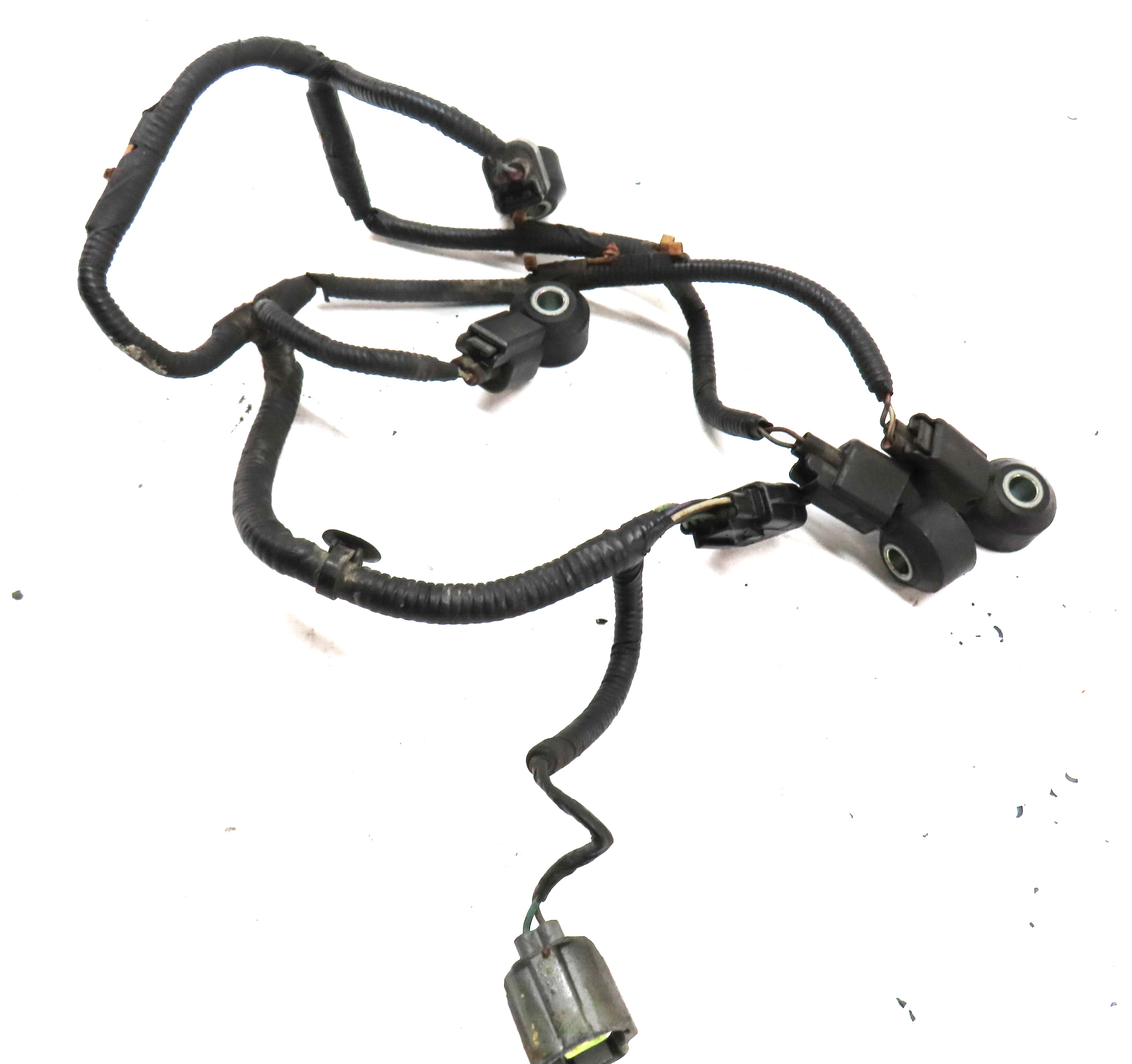 10 LAND ROVER LR4 (L319) 5.0L NON SUPER ENGINE KNOCK PING SENSOR SET/4 w/HARNESS — exact item pictured